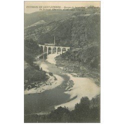 carte postale ancienne 42 SAINT-VICTOR-SUR-LOIRE. Gorges et Chambles