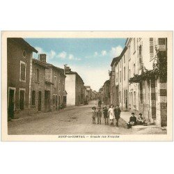 carte postale ancienne 42 SURY-LE-COMTAL. Grande Rue Franche