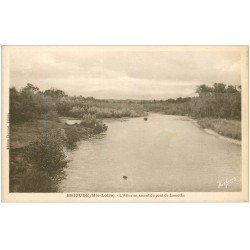 carte postale ancienne 43 BRIOUDE. Pont de Lamothe l'Allier