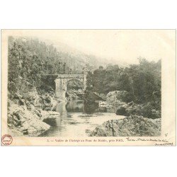 carte postale ancienne 09 Pont du Diable 1903 Vallée de l'Ariège