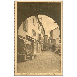 carte postale ancienne 43 BRIOUDE. Primeur rue Savaron