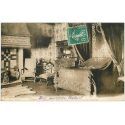 carte postale ancienne 43 CHATEAU DE LA ROCHELAMBERT 1910 Chambre Lestrange