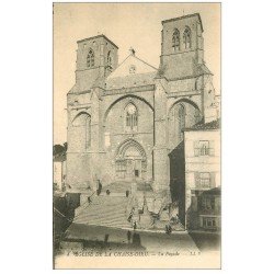 carte postale ancienne 43 LA CHAISE-DIEU. Façade et Café