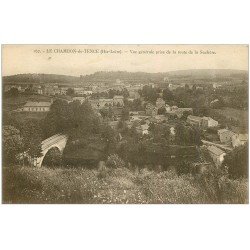 carte postale ancienne 43 LE CHAMBON-DE-TENCE. Route de la Suchère
