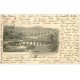 carte postale ancienne 43 LE LIGNON. Viaduc Chapelle et du Chemin de Fer 1904