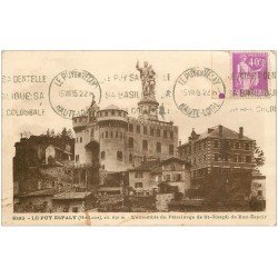 carte postale ancienne 43 LE PUY. ESPALY 1935
