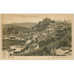 carte postale ancienne 43 LE PUY. Ligne du Chemin de Fer et Mont Ronzon 1947