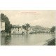 carte postale ancienne 09 SAINT-GIRONS. Vue des Quais 1916