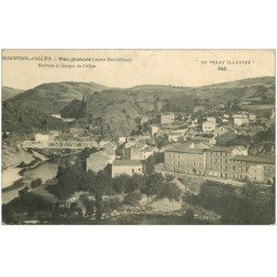 carte postale ancienne 43 MONISTROL-D'ALLIER. Rochers et Gorges 1916