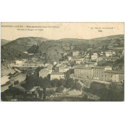carte postale ancienne 43 MONISTROL-D'ALLIER. Rochers et Gorges 1916