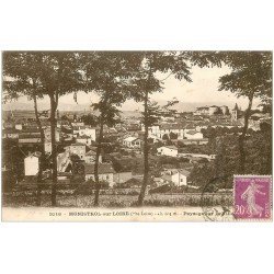 carte postale ancienne 43 MONISTROL-SUR-LOIRE. La Ville 1933