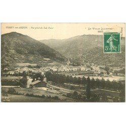 carte postale ancienne 43 VOREY-SUR-ARZON. La Gare et Château d'Eau
