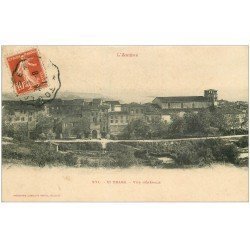 carte postale ancienne 09 SAINT-YBARS. Le Village vers 1911