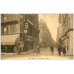 PARIS 09. Rue Richer. Tabac des Folies. Agent de Police