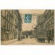 PARIS 10. La Rue Alibert 1922. Au fond l'Hôpital Saint-Louis Rue Bichat avec Café Hôtel le Carillon