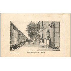 carte postale ancienne 09 SAVERDUN. La Gare