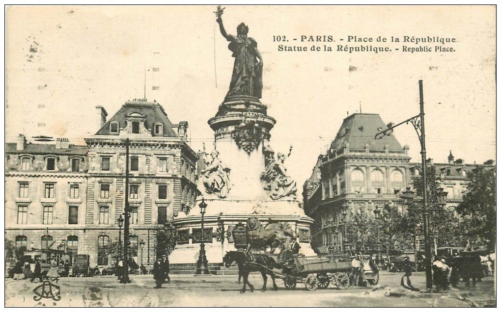 75 PARIS 10. Place de la République 1932 75 PARIS 10. Place de la République 1932