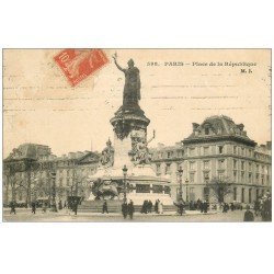 PARIS 10. Place de la République vers 1910