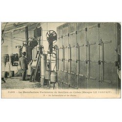 PARIS. Manufacture Parisienne de Bouillon en Cubes "" Le Parfait "" Laboratoire et Fours