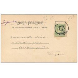 carte postale ancienne PARIE Ier. Le Palais de Justice. Timbre 5 Centimes 1900