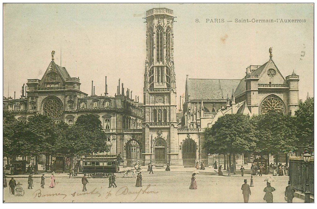 PARIS 01. Eglise Saint-Germain-l'Auxerrois 1904