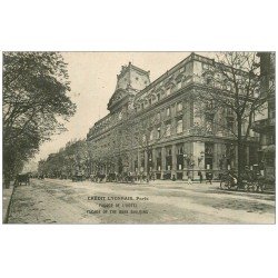 PARIS 02. Banque du Crédit Lyonnais Hôtel Boulevard des Italiens