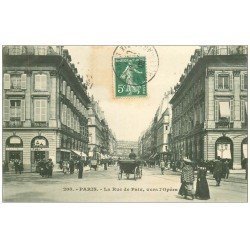 PARIS 02. Rue de la Paix vers l'Opéra