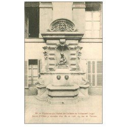 PARIS 03. Fontaine Hôtel Colbert de Villacerf 23 Rue de Turenne