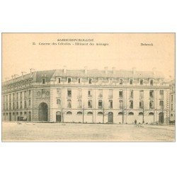 carte postale ancienne PARIS 04. Caserne des Célestins Bâtiment des ménages