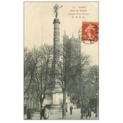 PARIS 04. Colonne Victoire Place du Châtelet 1907