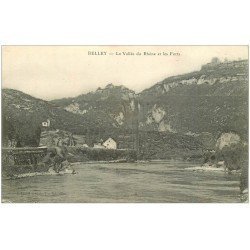 carte postale ancienne 01 Belley. Vallée du Rhône et Forts 1916
