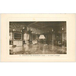 carte postale ancienne 02 CHATEAU DE MARCHAIS. La Salle à Manger