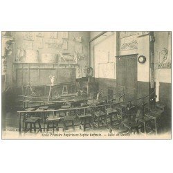 carte postale ancienne PARIS 04. Ecole Sophie-Germain. Salle de Dessin