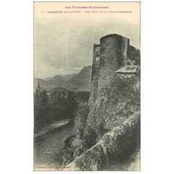 carte postale ancienne 09 TARASCON-SUR-ARIEGE. Tour Vieille enceinte