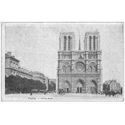 carte postale ancienne PARIS 04. Notre-Dame