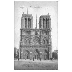 carte postale ancienne PARIS 04. Notre-Dame 1908