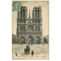 carte postale ancienne PARIS 04. Notre-Dame 1917