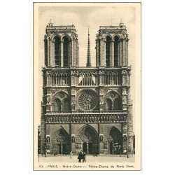 carte postale ancienne PARIS 04. Notre-Dame 1966