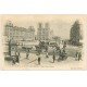 carte postale ancienne PARIS 04. Pont Saint-Michet et Notre-Dame. 2 Timbres 1 centime 1903