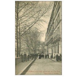 carte postale ancienne PARIS 04. Quai d'Orléans coin rue Budé 1906