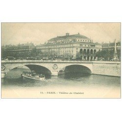 carte postale ancienne PARIS 04. Théâtre du Chatelet 12