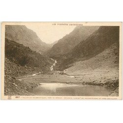 carte postale ancienne 09 Vallée du MOURGOUILLOU 1936