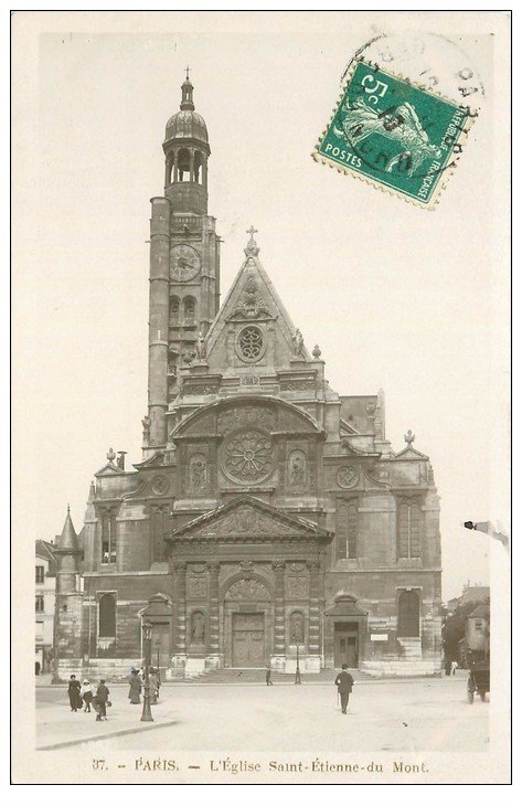 PARIS 05. Eglise Saint-Etienne-du-Mont 1910