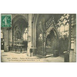 PARIS 05. Eglise Saint-Etienne-du-Mont. Tombeau Sainte-Geneviève 1910