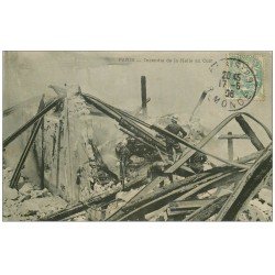 PARIS 05. Incendie Halle au Cuir 1906 Sapeurs Pompiers
