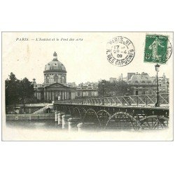 PARIS 05. Institut et Pont des Arts 1909