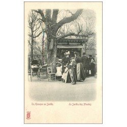carte postale ancienne PARIS 05. Jardin des Plantes. Un Kiosque. Collection Kunzli