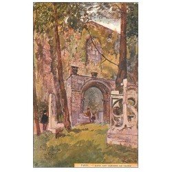 PARIS 05. Jardins de Cluny vers 1900 par Leteurtre