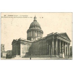 carte postale ancienne PARIS 05. Le Panthéon 1915