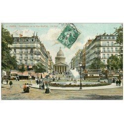 PARIS 05. Le Panthéon et Rue Soufflot 1909